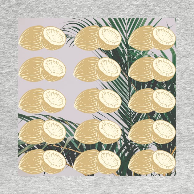 Palm Trees and Coconut Paradise by mazdesigns